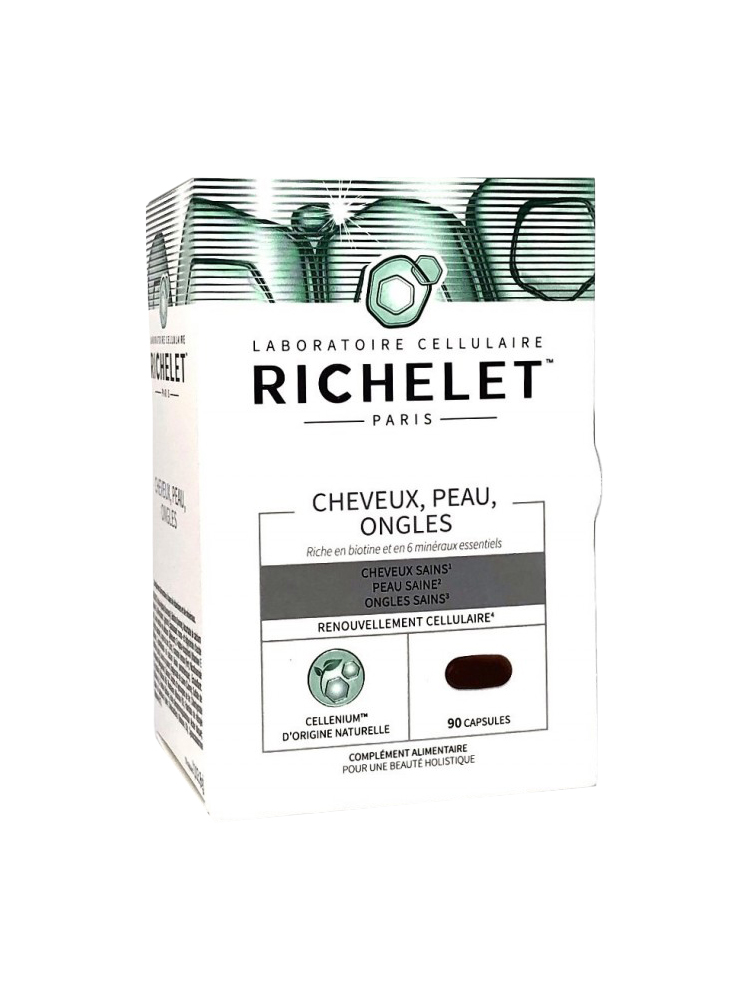 Richelet Cheveux Peau Ongles Renouvellement Cellulaire 90 Capsules